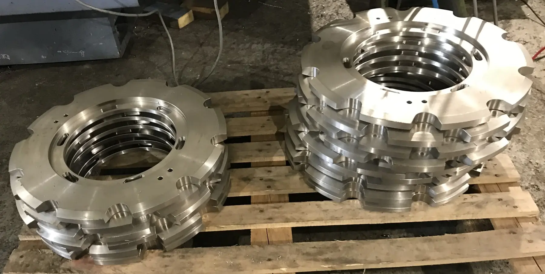 Serija prstenastih CNC delova